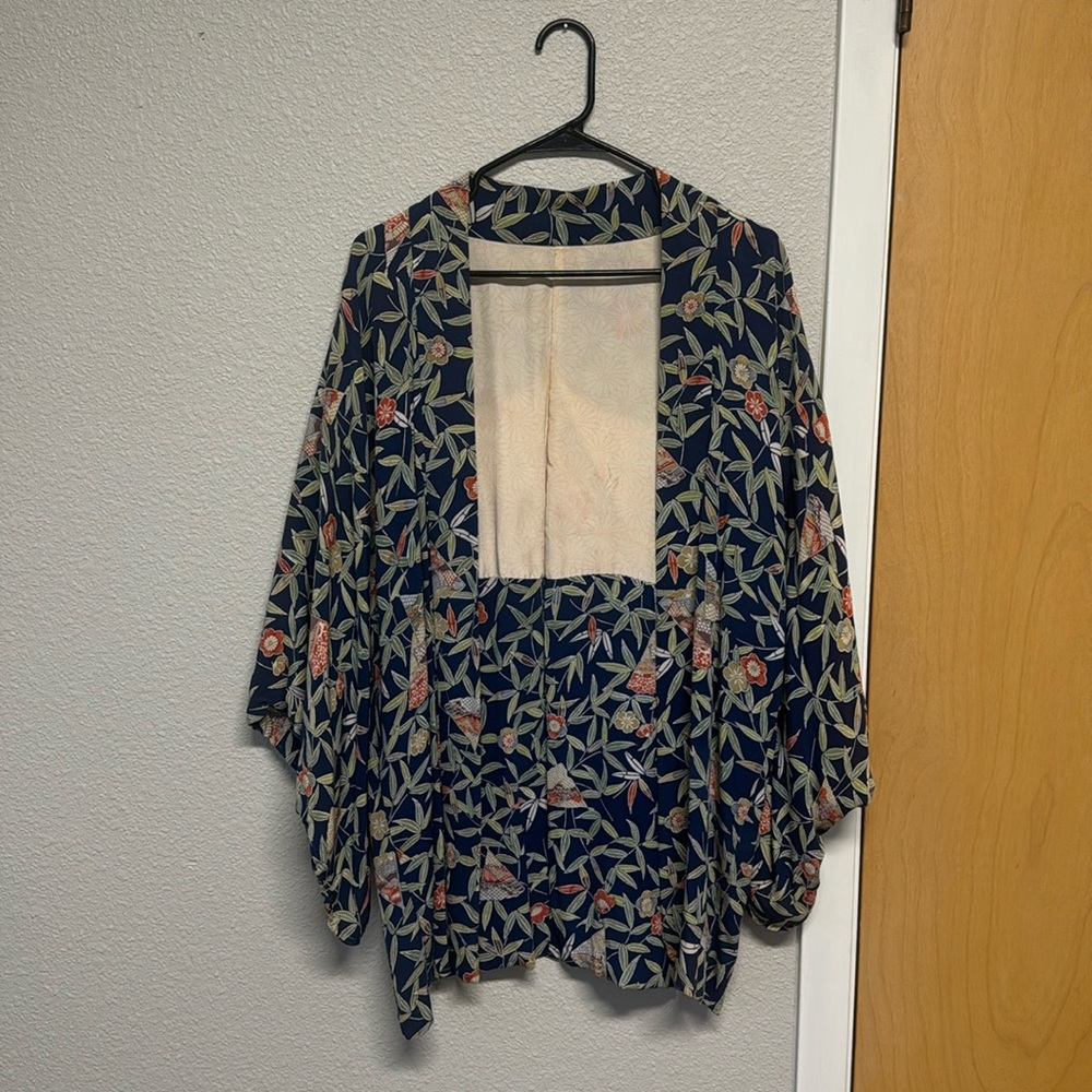 Vintage 100% Silk Handmade Kimono
